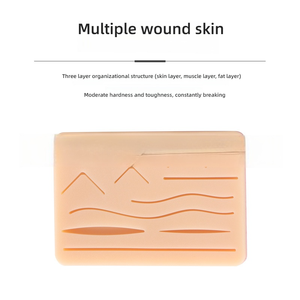 Medical Science Surgical Suturing Training <strong>Kit</strong> for Students Wound Cleaning Skin <strong>Model</strong> Practice with Authentic Surgical Tools - Product Image 3