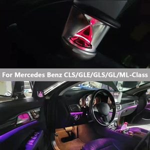 A-pillar kum saati Tweeter 12 renkler Mercedes Benz CLS/GLE/Mercedes/GL/ML sınıfı W218/W166/W292 için iç ortam ışığı kiti açtı - Product Image 6