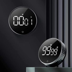 調理タイマーキッチンタイマーデジタルLED調理タイマーLEDラウンド