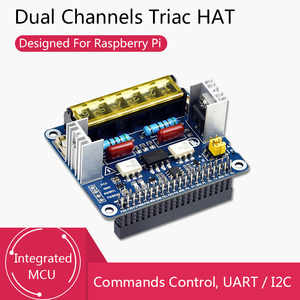 Raspberry Pi-Erweiterungs platine Leistungs relais 8-Kanal-Relais 2-Kanal-Triac-HAT-Modul für Raspberry Pi Integrated MCU UART / I2C