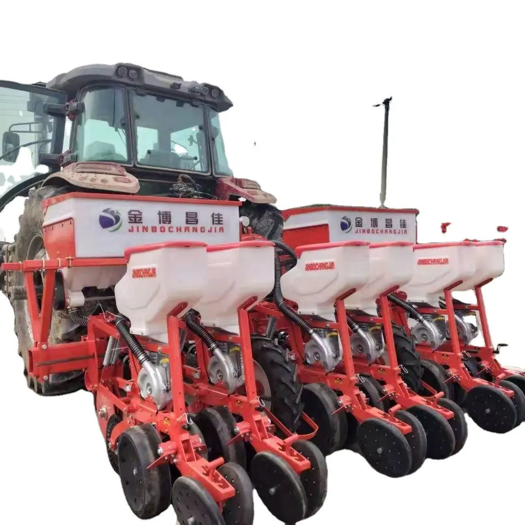 Maize planter tractor accessories 4 rows /6 rows corn drill maize seeder planter for farm work tractor