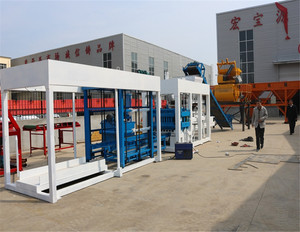Fabricación de bloques huecos Máquina de fabricación de ladrillos de enclavamiento de hormigón completamente automática Precio de venta 2017 - Product Image 1