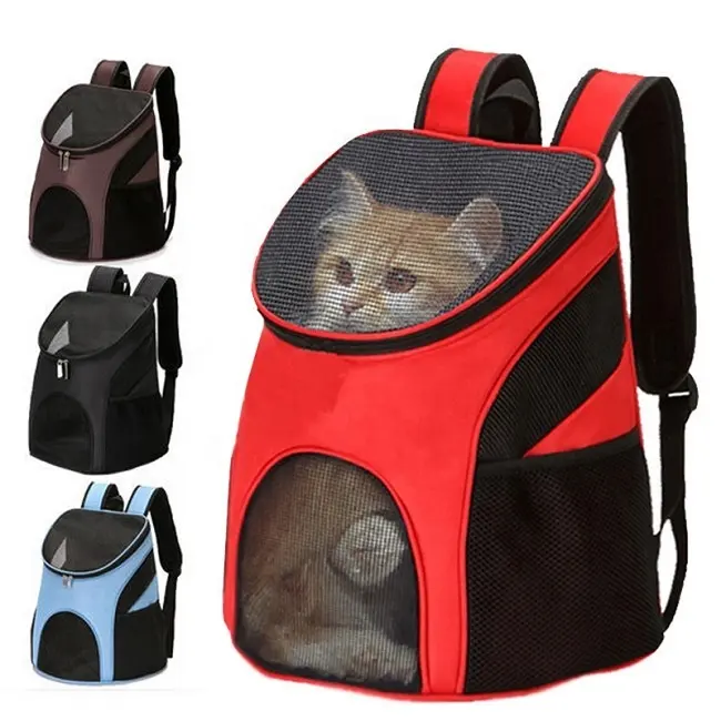 Hot Selling New Design High Quality Double Shoulder Carrier Outdoor Travel Pet Dog Cat Bag Backpack