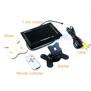 Monitor LCD TFT a Color para reposacabezas de coche, 800x480p, 7 pulgadas, con 2 entradas de vídeo, directamente de fábrica