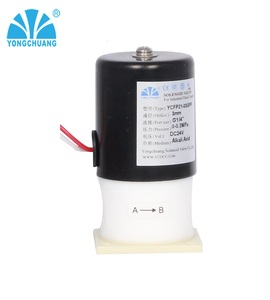 Yongchuang YCFP21 Chemical Resistant <strong>Isolation</strong> PTFE Plastic <strong>Isolation</strong> Solenoid <strong>Valves</strong> For Corrosive Liquid