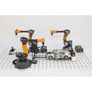 <span class=keywords><strong>Arduino</strong></span> robotics arm starter kit with servo controller wireless handle steam robot 6 dof programmable robotic arm