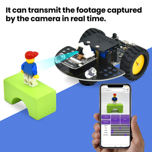 Keyestudio-Kit de robot inteligente para Arduino, cámara de vídeo para coche, wifi, control, visión, sistema de vídeo, sistema de visión - Product Image 6
