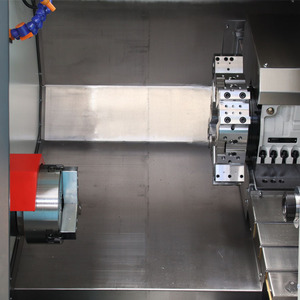 Máquina de torno multifunción máquina de torno de metal torneado TCK56 torno de cama inclinada cnc - Product Image 2