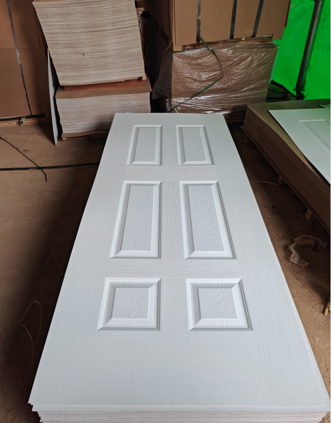 Piel de puerta de imprimación blanca
