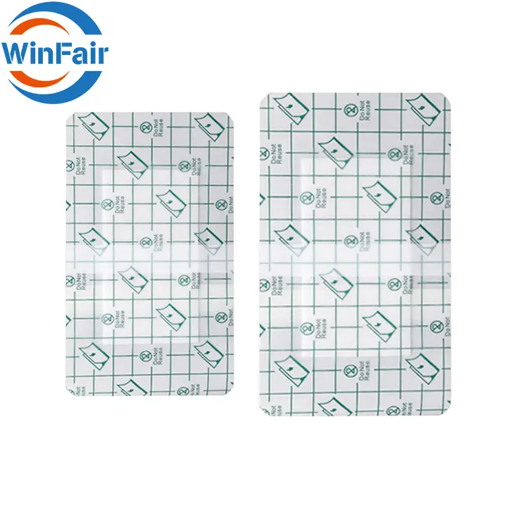 WinFair Medical Surgical trasparente trasparente impermeabile medicazione per ferite cerotto Sterile autoadesivo Pu Film medicazione per ferite