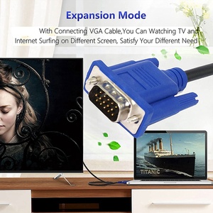 Cable VGA HD 1080P con filtro Cables de vídeo 3 + 9 3 + 6 3 + 5 3 + 4 3 + 2 4 + 5 Cable VGA Kabel para ordenador portátil PC proyector HDTV pantalla LCD - Product Image 5
