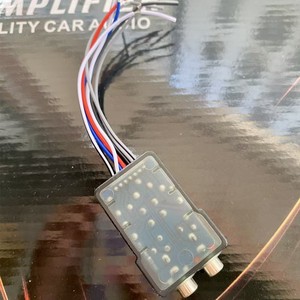 Señal de altavoz de alto nivel a adaptador RCA de bajo nivel Convertidor de subwoofer alto a bajo para automóvil