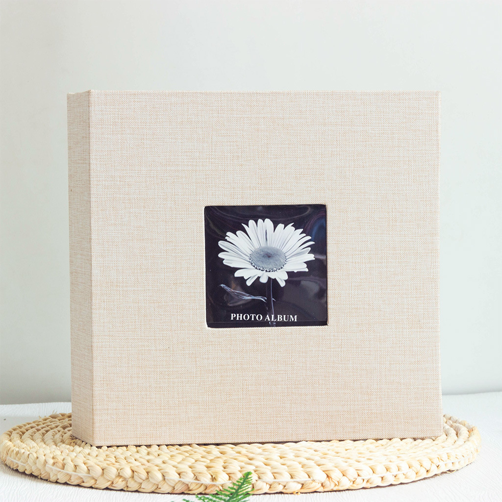 Boite chrysanthème beige