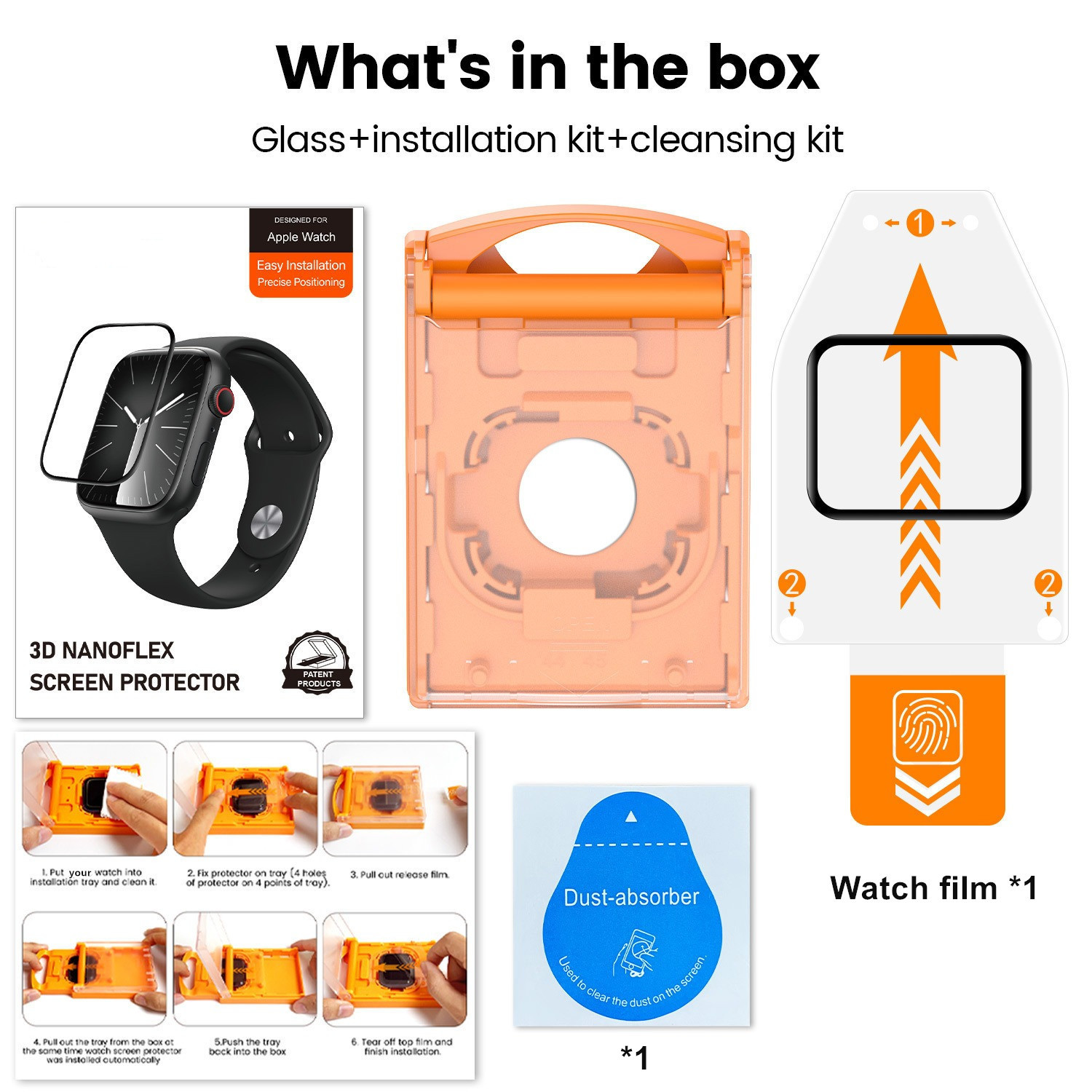 Claro - Combo de Protector de Pantalla para Reloj (1 Unidad) (Con Caja)