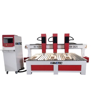 多头5轴3D数控铣床转盘，用于制造家具的机器 - Product Image 1