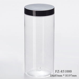 Bpa ฟรี1L 1000มิลลิลิตรภาชนะพลาสติก Pet การจัดเก็บอาหารที่ชัดเจนคุกกี้ขวดรอบที่มีฝาปิดสำหรับบรรจุภัณฑ์ลูกอม - Product Image 6