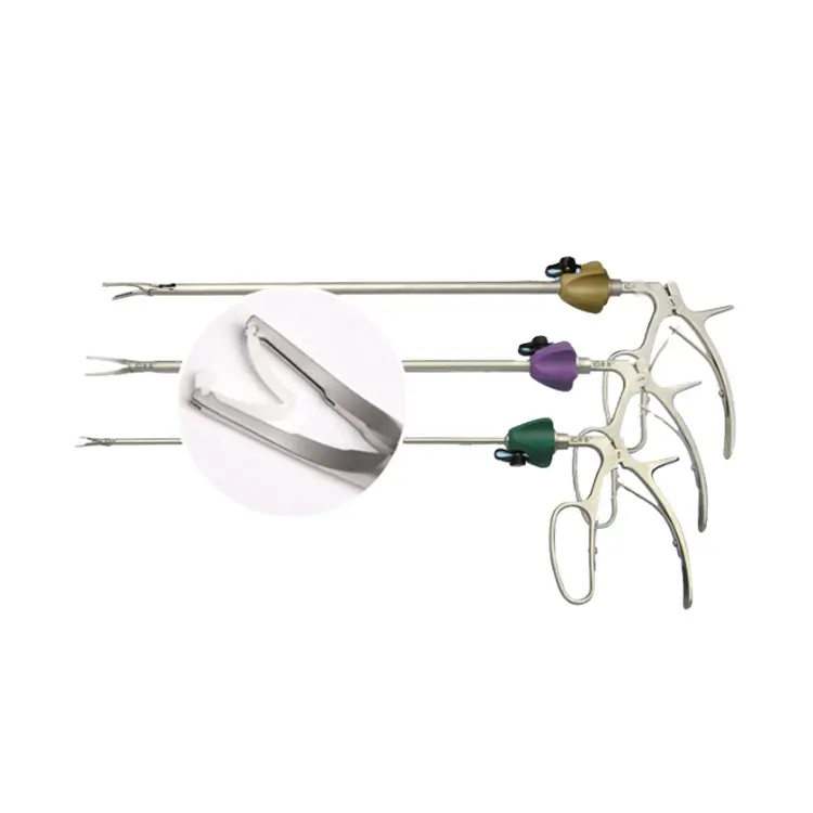 Aplicador cirúrgico e clipes ligantes de polímero de laparoscopy