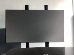 Pantalla de proyector reflectante antiluz Pantalla de proyección Alr de cristal de diamante negro de tiro largo de 150 pulgadas Pantalla de marco fijo - Product Image 3