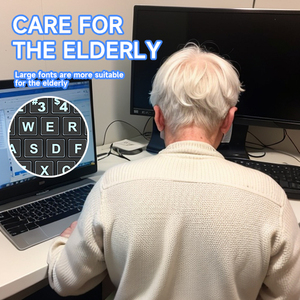 S623 lớn lớn thư in bàn phím với đèn nền-hoàn hảo cho công việc và chơi tốt cho eyesights - Product Image 4