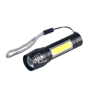 Çok fonksiyonlu teleskopik odaklama su geçirmez 3w Cob Led Xpe cep minik meşale ışık şarj edilebilir Mini fenerleri - Product Image 4