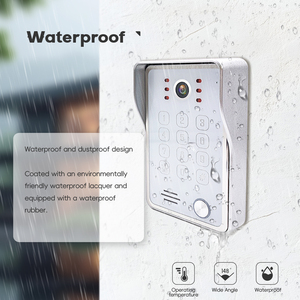 TCP/IP cavo Video citofono per telefono porta 10.1 pollici Touch Screen con Tuya per Home Villa citofono Video POE videocamera campanello - Product Image 2