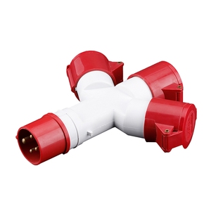 Zócalo de una entrada multifuncional de canal Enchufe industrial tipo Y de 4 núcleos 16A 220-240V - Product Image 6