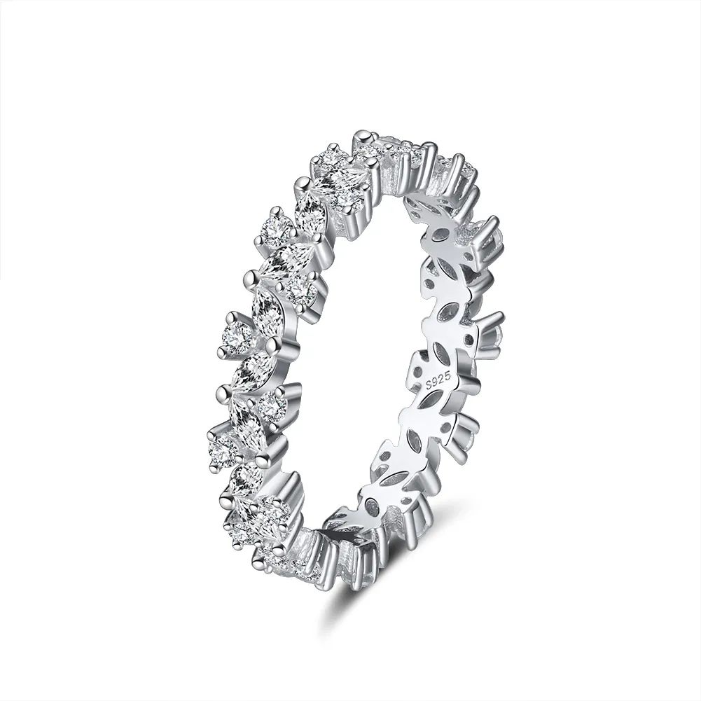 RINNTIN SR252 новые женские ювелирные изделия оптом 925 кольца из стерлингового серебра с бриллиантами