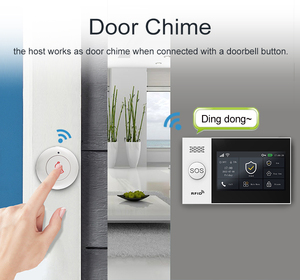 Kit de sistema de alarmas de seguridad para el hogar Tuya Smart Wireless Touch GSM WIFI con Sensor de movimiento Pir, Sensor de puerta, tarjeta Rfid - Product Image 5