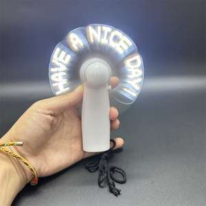 Программируемое светодиодное сообщение светодиодный мини-вентилятор подарок - Product Image 2