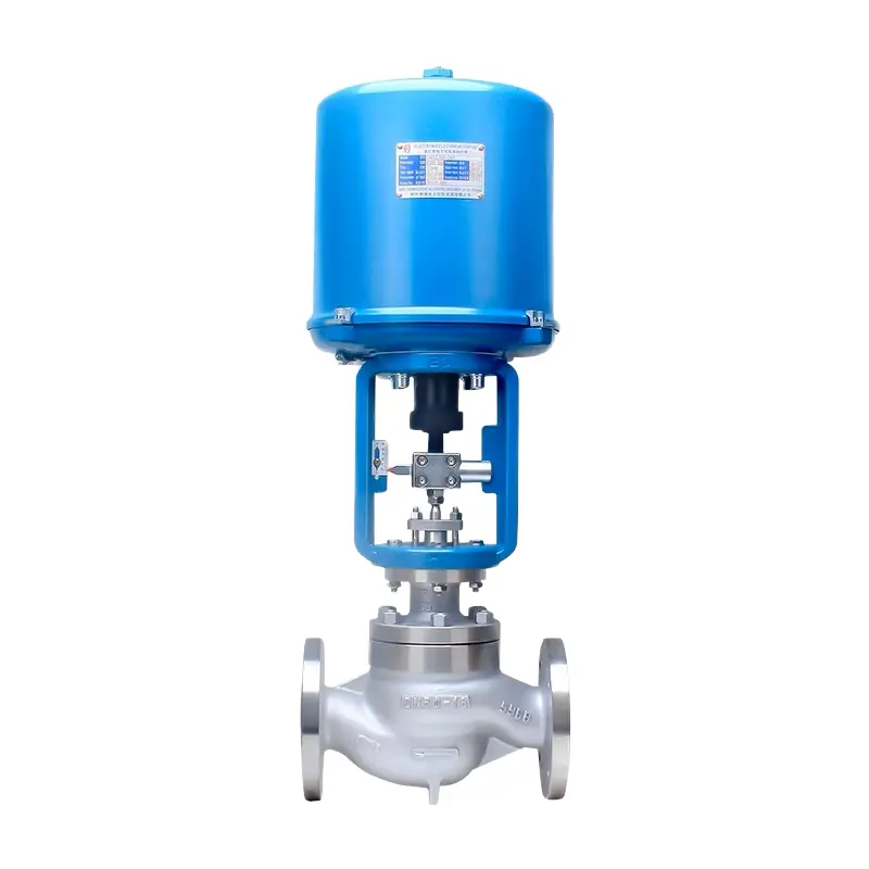 ZDLP Электрический регулирующий клапан с одним седлом пропорциональный паровой теплопередачи масла клапан контроля давления потока