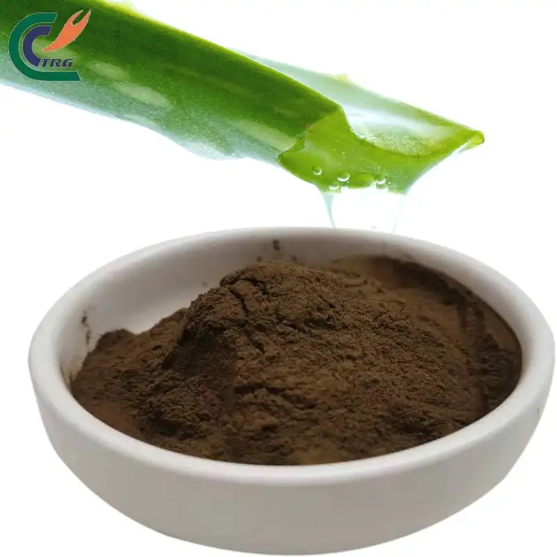 תמצית צמחים אלוורה barbadensis מיץ עלה יבש תמצית אבקת אלוורה 20% 95% אלוורה emodin אלוורה תמצית אלוורה