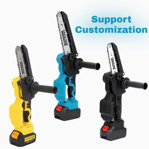 Powerful Wood Cutter Machine 8inch Outdoor Portable Electric Cordless and Brushless Chainsaws Handheld Tree Cutting Chain <strong>Saws</strong> - Product Image 5