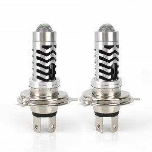 H4摩托车发光二极管照明转换套件双色白色琥珀色蓝色12V-80V高亮度灯泡迷你行车灯 - Product Image 1