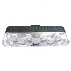 4 LED kablosuz uzaktan kumanda led ultra ince led stroboskop far 1W led uyarı ışığı yüksek güç güvenlik flaş arabalar için ışıklar - Product Image 3