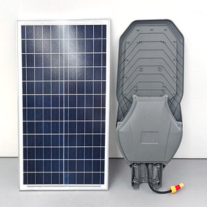 Su misura 30W 40W 50W 60W sensore di movimento split lampione ad energia solare con controllo app - Product Image 2