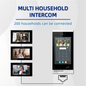 Edificios altos Seguridad en el hogar Pantalla FHD de 10 pulgadas Sistema de videoportero IP Tuya Control remoto inalámbrico Cámara HD Intercomunicador bidireccional - Product Image 6
