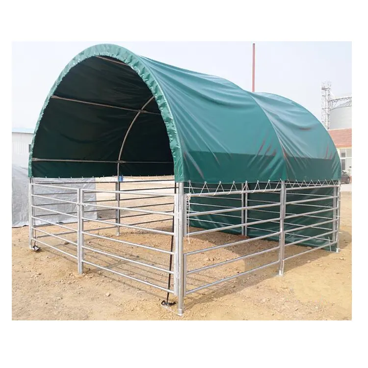 2x2m PVC Cavallo Tessuto Stabile Riparo per le vendite