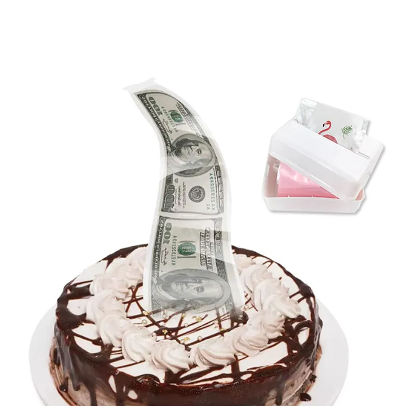 JY-Caja sorpresa para pastel, regalo para niño, decoración feliz, herramienta para pastel, ATM, fiesta de cumpleaños sorpresa para, dinero