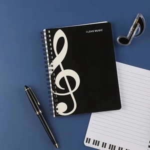 LABON Piano Keyboard Coil <strong>Notebook</strong> <strong>Memo</strong> Spiral <strong>Notebook</strong> Bound Music Diary Sketchbook Journal <strong>Notepad</strong> Stationery - Product Image 5