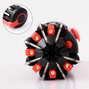 ชุดไขควงด้ามเหล็กขนาดเล็ก8ชิ้น, ชุดไขควง4 Phillips 4หัวแบน Torx HEX Ball พร้อมด้วย4ปุ่มอัลเลน - Product Image 4