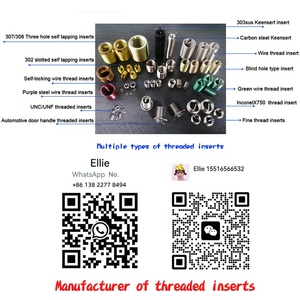 紧固件产品304盘绕线螺旋螺钉螺纹嵌件M2M2.5M3M4M5M6M7M9 - Product Image 2