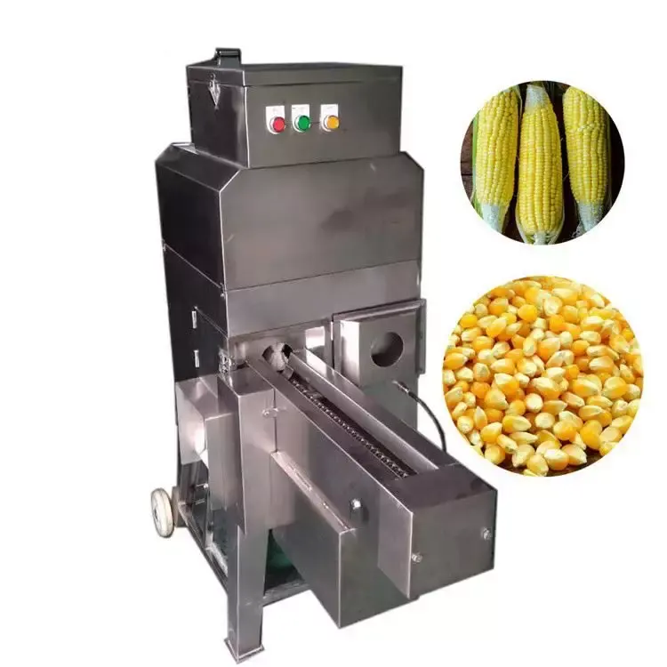 Trilladora automática de maíz dulce a precio de fábrica, máquina descascaradora, procesamiento de maíz fresco