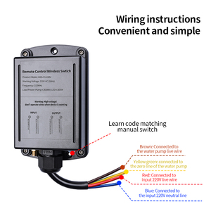 Modello speciale impermeabile interruttore wireless 220V con telecomando ricaricabile tipo-c 433MHz rf telecomando - Product Image 6