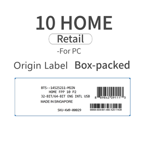 WIN 10 HOME paquete USB minorista 32/64bit inglés Win10 tarjeta de llave de inicio código de activación y personalización USB del sistema - Product Image 2
