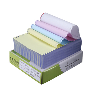 Venta al por mayor de papel perforado sin carbón CB CFB CF de copia continua Ncr A1 para impresoras matriciales - Product Image 6