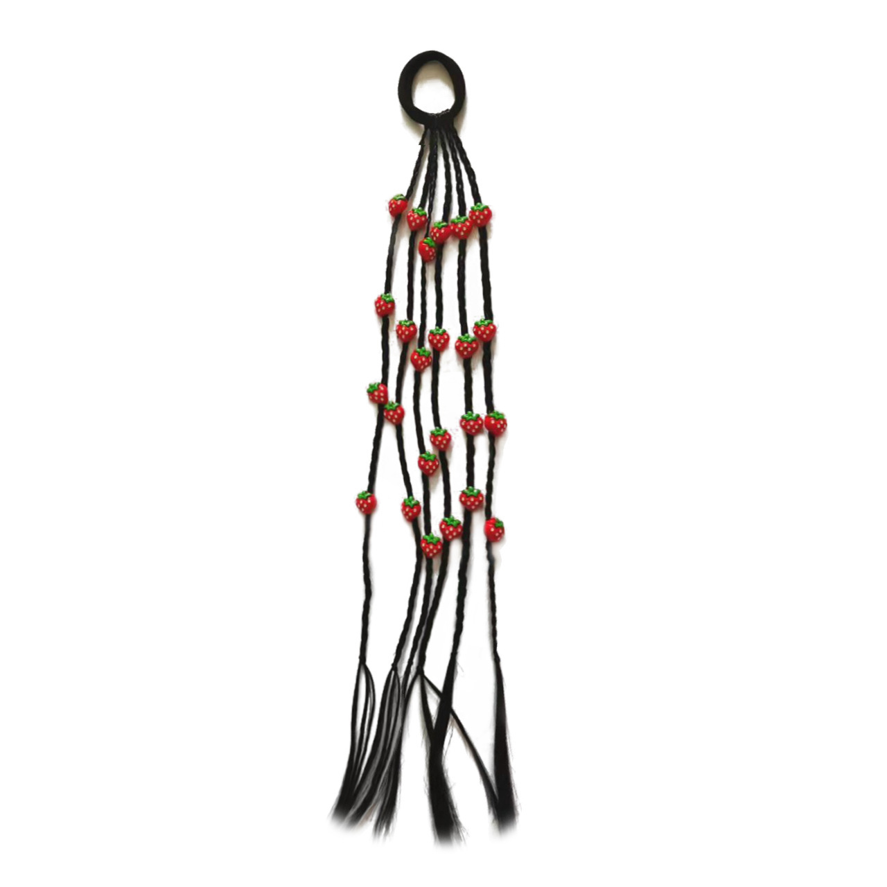Childrens boxing braids red strawberry