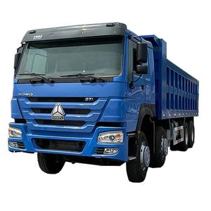 工厂价格Howo 12轮Euro2 & 3自卸车371hp低价8*4柴油自卸车二手重型卡车待售