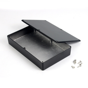 1590DD กล่องอลูมิเนียมแบบ DIY ขนาด188*119*37.5มม. กล่องใส่อุปกรณ์กีตาร์อลูมิเนียมกล่องเหยียบแบบเรียบ - Product Image 5
