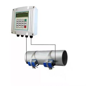 OEM özelleştirilebilir duvara monte ultrasonik su akış ölçer kelepçe-on boru tasarımı ile rekabetçi fiyat - Product Image 2