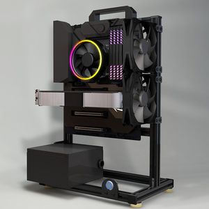 I3 12100 i5 12400 H610m 16G DDR4 M.2 RX580 computadora de juegos con escritorios RGB accesorios preconstruidos venta al por mayor construir PC de escritorio - Product Image 3